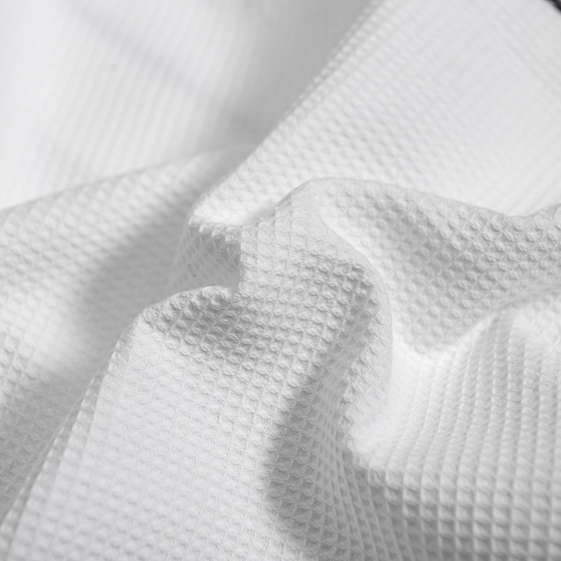 100% 순면 작은 와플 기모노 칼라 호텔 목욕 가운 100% 순면 작은 와플 기모노 칼라 호텔 목욕 가운