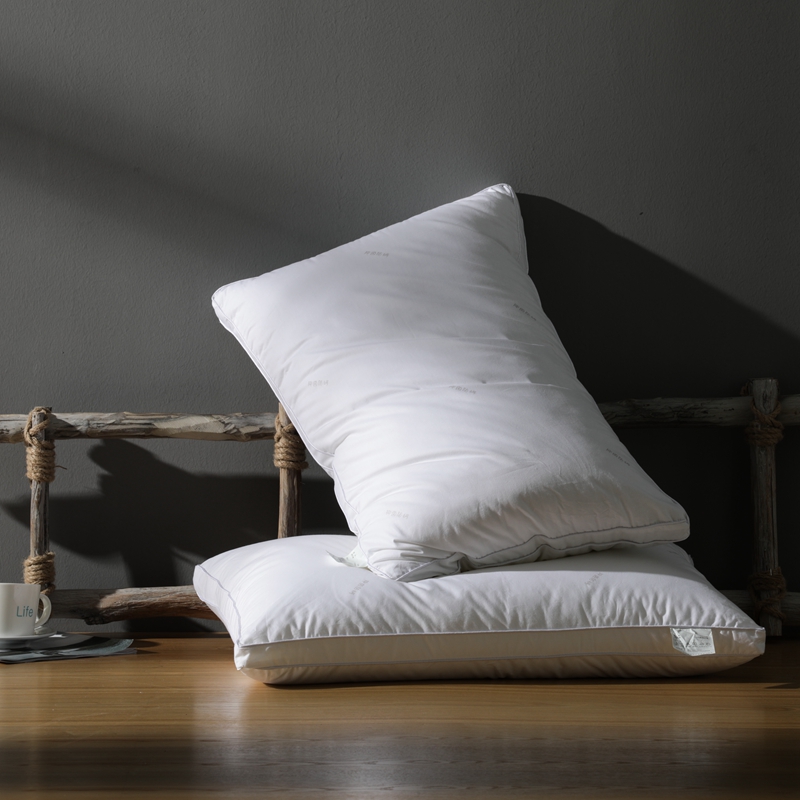 5성급 럭셔리 힐튼 호텔 견고한 베개를 채우는 1200g 극세사 베개