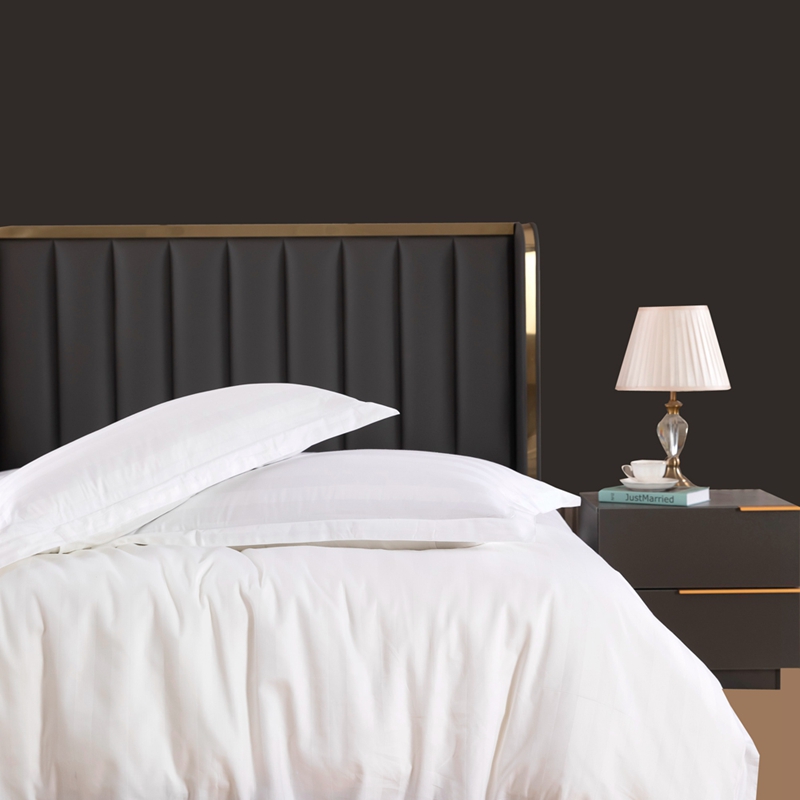 6080S 400TC 100% 면 새틴 일반 흰색 호텔 침구 세트 6080S 400TC 100% 면 새틴 일반 흰색 호텔 침구 세트