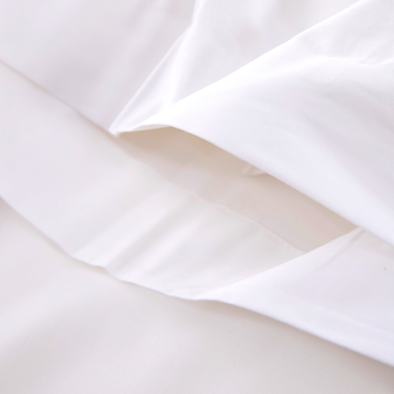 6080S 400TC 100% 면 새틴 일반 흰색 호텔 침구 세트 6080S 400TC 100% 면 새틴 일반 흰색 호텔 침구 세트