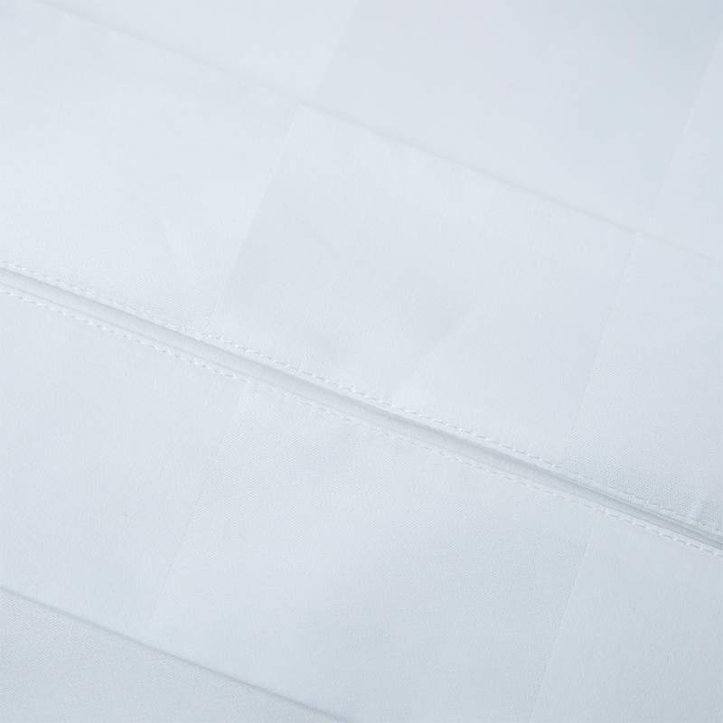 5성급 호텔 침구 세트를 위한 7cm 새틴 줄무늬 보통 흰색 750TC 100% 면 5성급 호텔 침구 세트를 위한 7cm 새틴 줄무늬 보통 흰색 750TC 100% 면