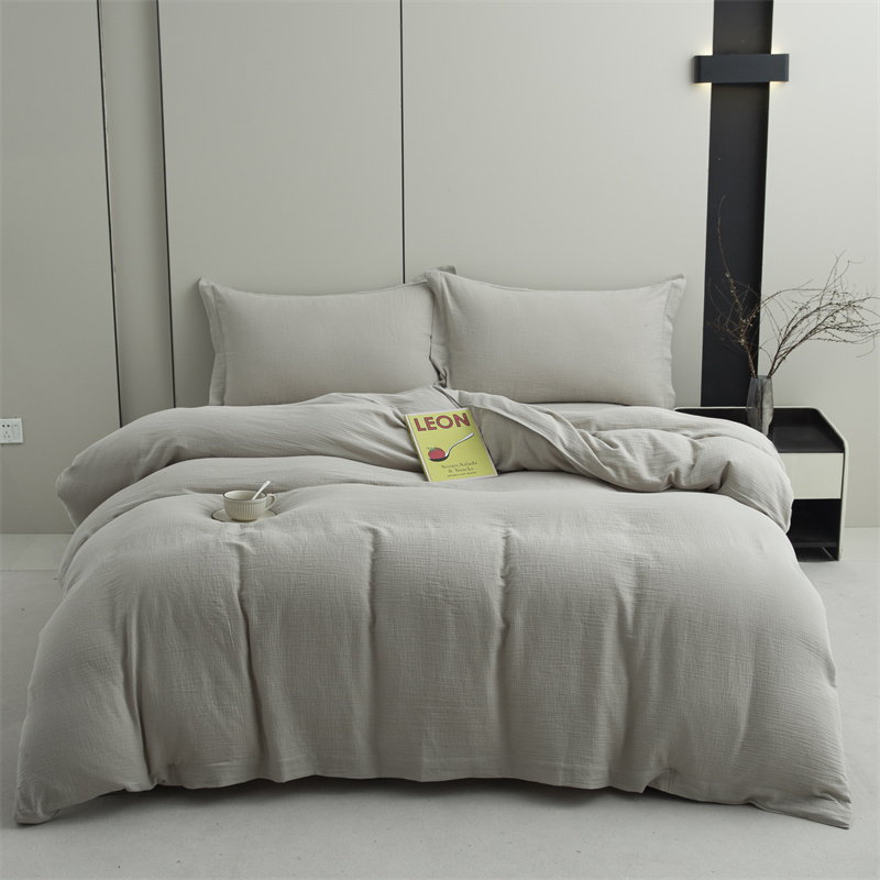 더블 레이어 거즈 100% 면 원단 슈퍼 부드러운 침구 세트