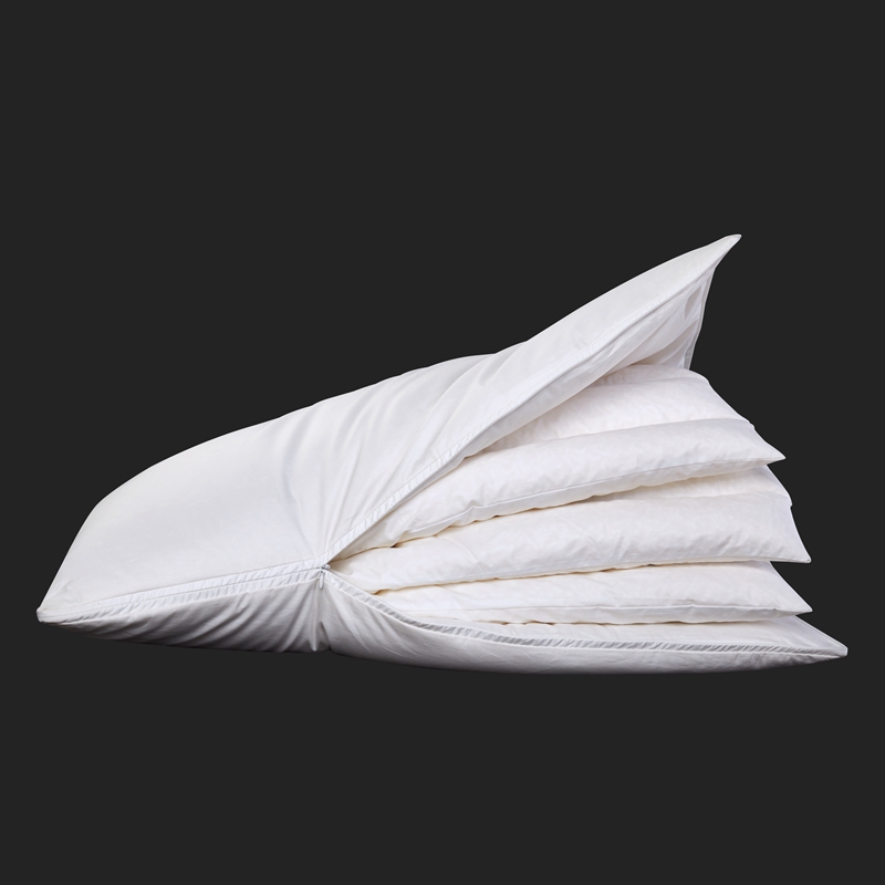 고도 조정가능한 베개 5개의 층 디자인 L 모양 긴 지퍼 베개